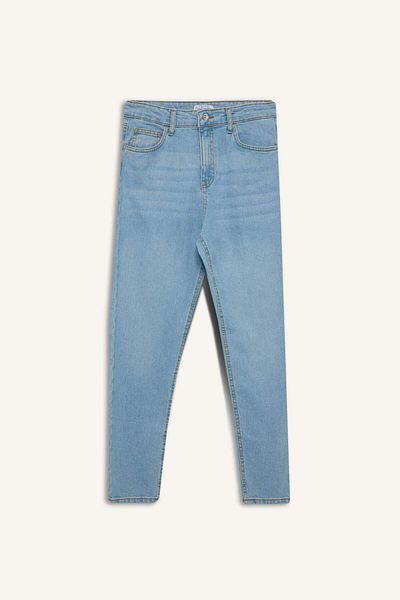 DeFacto Comfort Mom High Waist Short Leg Jean Pants E1677Ax25Sm