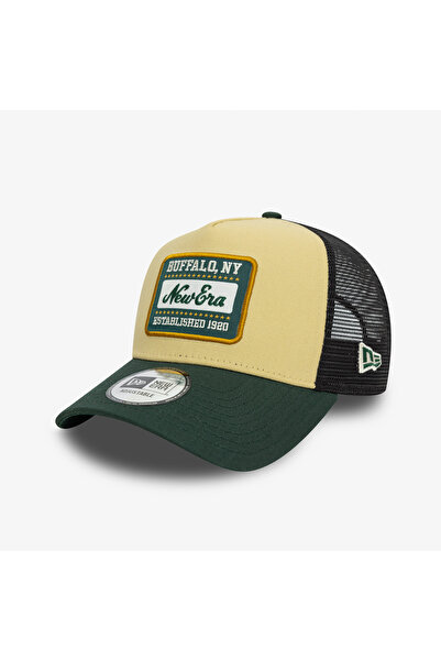 NEW ERA NE Patch Canvas Trucker Unisex Yeşil Şapka