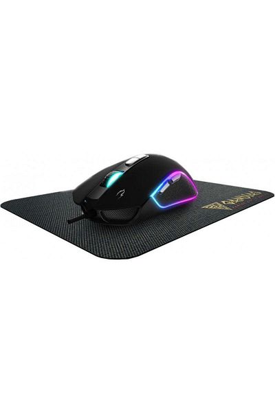 gamdias Mouse Gaming Gamdias Zeus M3, iluminare RGB, USB + mousepad GAMDIAS NYX E1 (Negru)