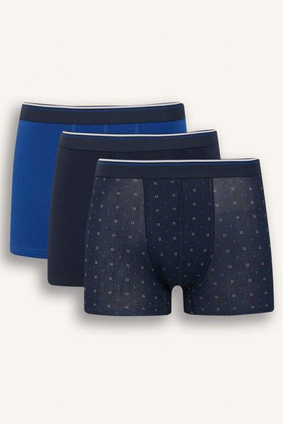 DeFacto Regular Fit Printed 3-Piece Boxer D9877Ax25Sm