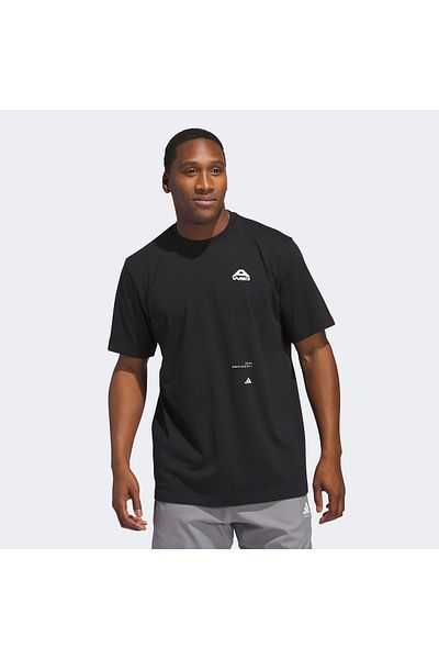 adidas Black Hd Photo T-Shirt for Men
