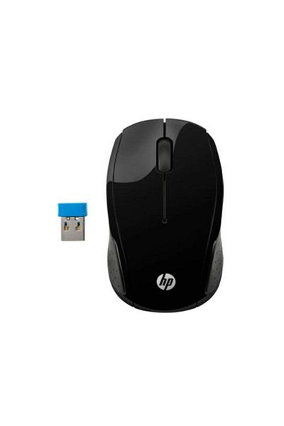 HP Mouse optic wireless HP 200, USB (Negru)