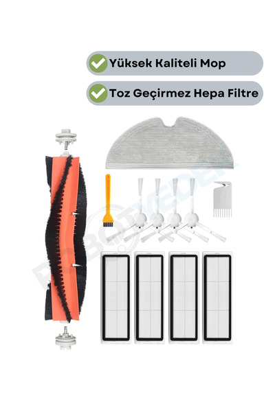 robotyedek Xiaomi 1c Aspiratore Mop (stytj01zhm) 12 bucăți compatibile perie ...