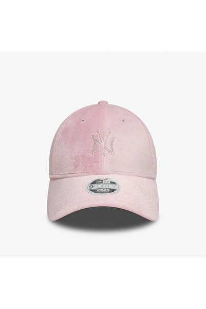 NEW ERA New York Yankees Diamante Velour 9Forty Kadın Pembe Şapka
