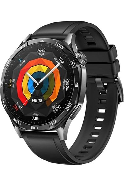 Huawei Huawei Watch GT5 Vili with Black Fluoroelastomer Strap| Color Black| HUW-GT5-VIL