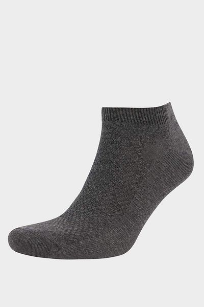 DeFacto Men's 3-Pack Cotton Booties Socks D9637Axns