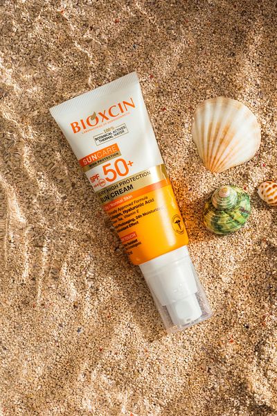 Bioxcin Sun Care SPF 50 Krém na opalování s velmi vysokou ochranou 50 ml pro suchou a normální pleť - kolagen kyselina hyaluronová