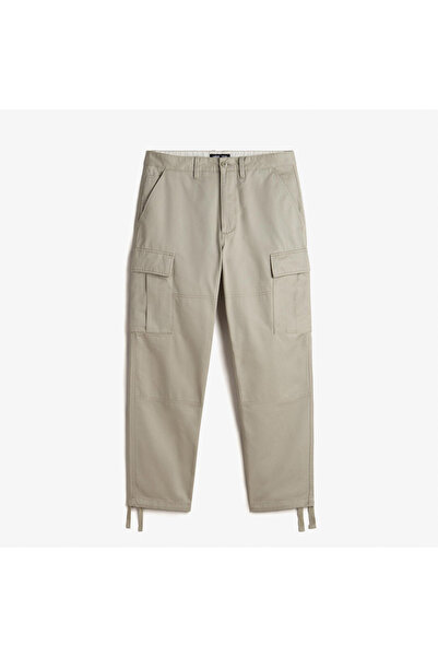 Vans Pantaloni gri pentru bărbați Service Cargo, croială lejeră și conică