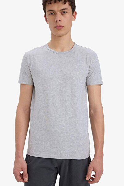 DeFacto Slim Fit Slim Fit Crew Neck Top L4885Az25Sp