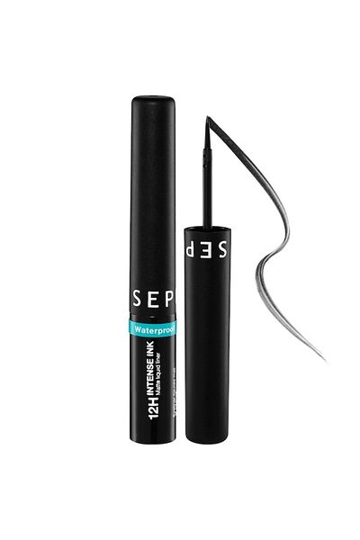 SEPHORA Intense Felt-Tip 12HR Liquid Waterproof Eyeliner 01 Deep Black 2.8g