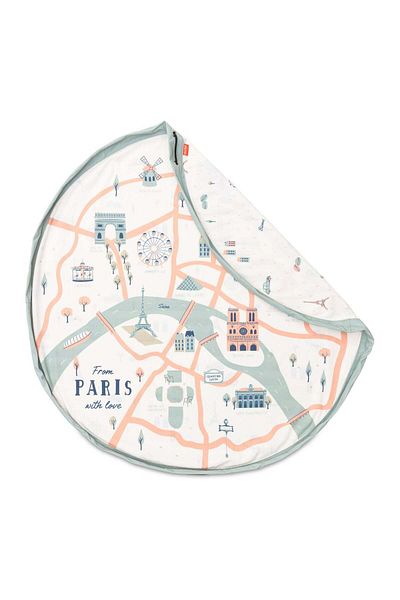Play Go Play&go Hartă Paris - Geantă de depozitare jucării/covoraș de joacă