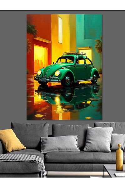 Tablomega Classic Reflection of Vosvosun Decorative Canvas - Mdf Wooden Painting