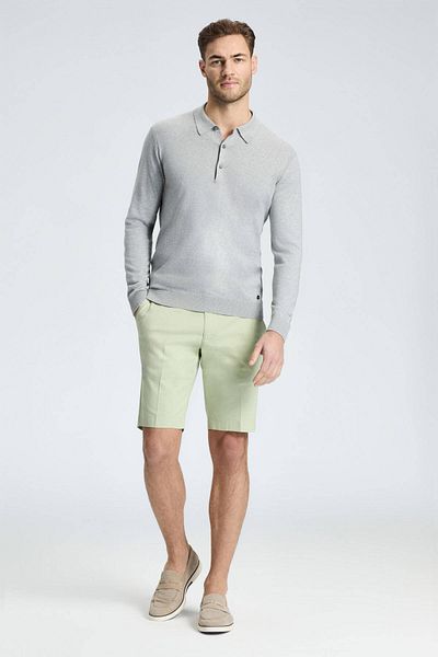 Hemington Cotton Blend Light Green Chino Shorts