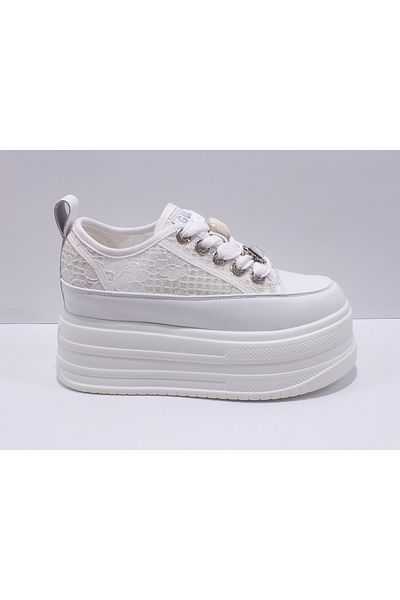 Guja 25Y424-5 PANTOFI CU PLATFORMĂ DE PLASĂ CU TAC ASCUNSE (MATRIZA ESTE MICĂ)