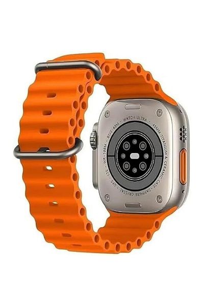 Generic Ocean Band Silicone Strap for Smart Watch 42/44/45/49mm, Compatible with Series 9/8/7/6/5/4/3/2/1/SE