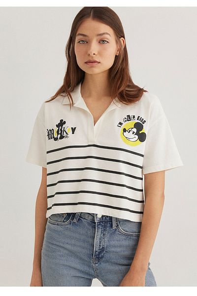 Mavi Mickey Mouse Anthracite Women T-Shirt