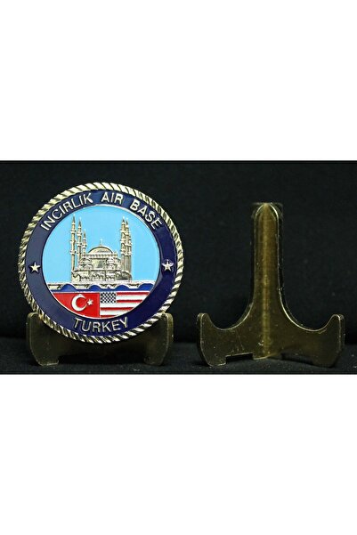 İNCİRLİKCOİN Hatıra Parası Altlığı - Altın Rengi