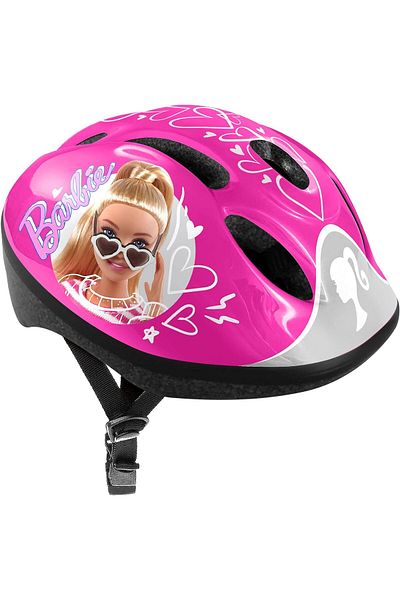 Barbie Children's safety helmet with adjustable size, 52-56 cm, multicolor, Barbie