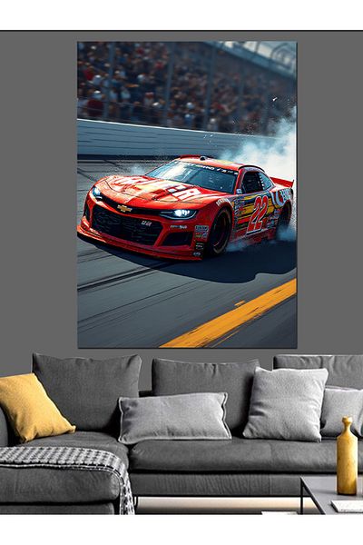 Tablomega Pânză decorativă Speed ​​Racing Car - Lemn MDF