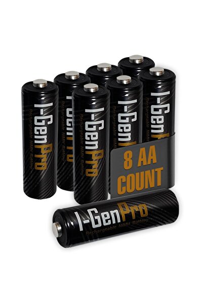 I Gen I-gen Pro P103 8 Adet Aa 2950 Mah Şarj Edilebilir Kalem Pil 1.2v Ni-mh ...