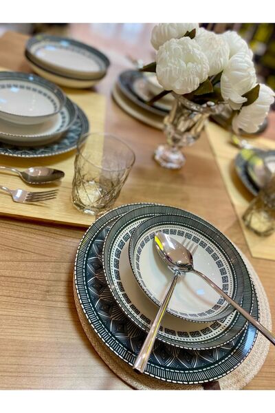 Güral Porselen Azra 24 Parça 6 Kişilik Yemek Takımı