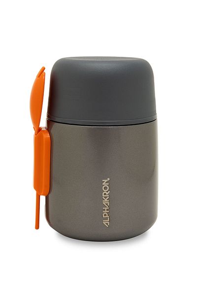 FAVORA Alphakron Vacuum Stainless Steel Food Thermos 0.5 Lt - Anthracite