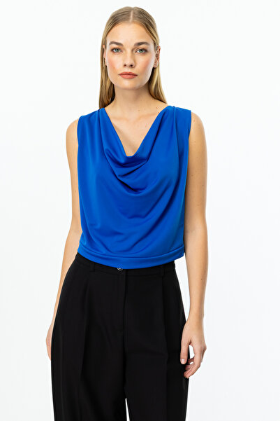 ON TRİKO Bluză fără mâneci cu guler Degaje 51390-25