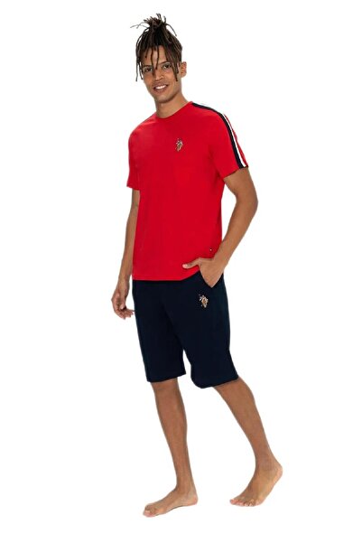 U.S. Polo Assn. U.S. Polo Assn. 18868 Half Sleeve O-Neck Sports Shorts Set