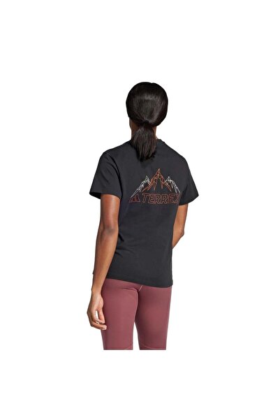adidas Tx Mountain Tee Jj1610 Women's Black T-Shirt