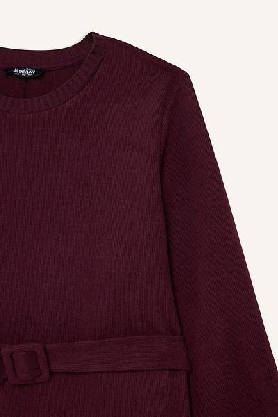 DeFacto Regular Fit Thessaloniki Fabric Long Sleeve Tunic - Crew Neck with Soft Hair Inside