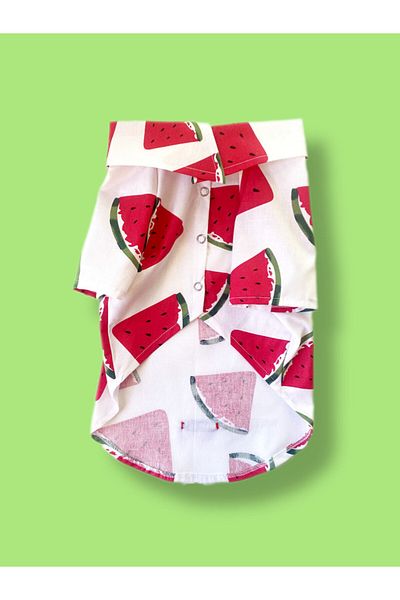 Luli Pet Watermelon Patterned Dog Shirt