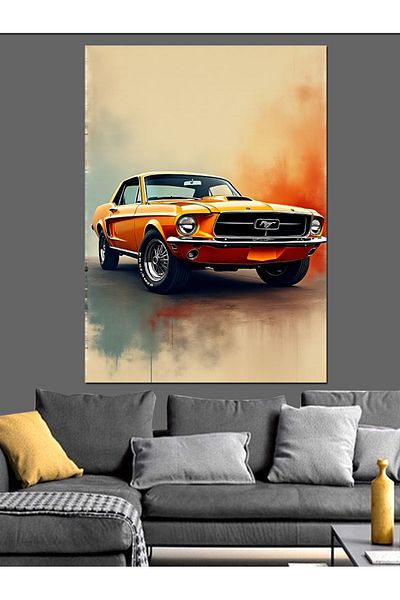 Tablomega Pânză decorativă Classic Classic Car - Lemn MDF