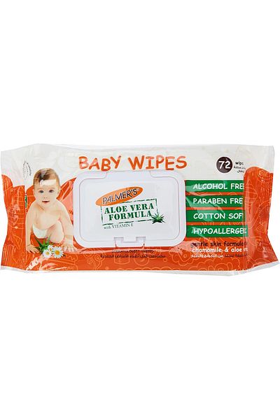 PALMER'S Aloe Vera Formula Baby Wipes-Vitamin E Chamomile & Aloe vera-72 wipes