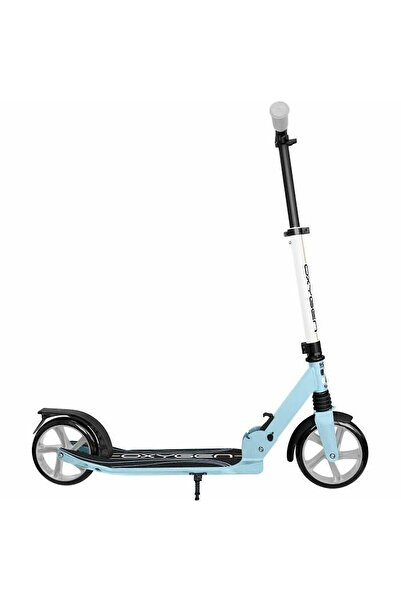 Homio Trotineta Pliabila cu Suspensie Dubla, Roti PU 200 mm, 7+ ani, max 100 kg, Blue Skids Control Oxygen