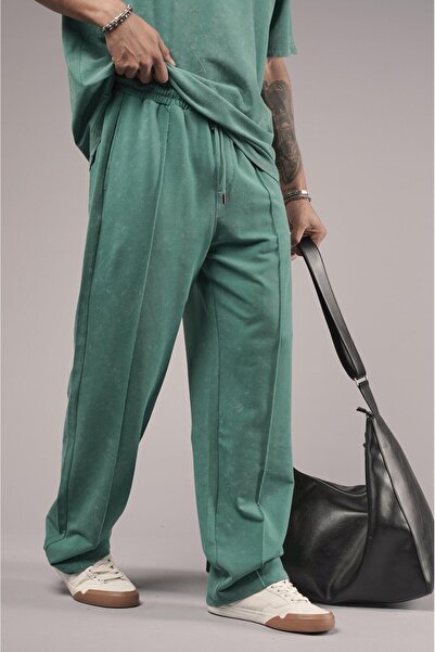 king brich Washed Oversize Cut Bottom Top Set