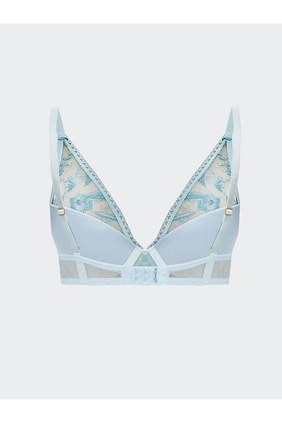 LC Waikiki LCW DREAM Blue Underwire Non-Padded Floral Fancy T-Shirt Sutien