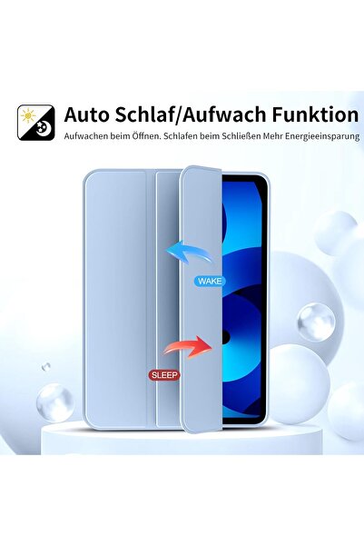 Generic حافظة BFGTSJF لجهاز iPad A16 الجيل الحادي عشر 11 بوصة 2025، iPad الجيل العاشر 2022 10.9 بوصة، قفل تلقائي