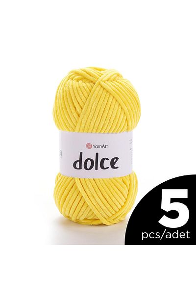 Yarnart DOLCE - ΒΕΛΟΥΔΙΝΟ ΧΕΙΡΟΠΟΙΗΤΟ ΝΗΜΑ ΠΛΕΚΤΟΣ - 761 - 5 ΤΕΜΑΧΙΑ
