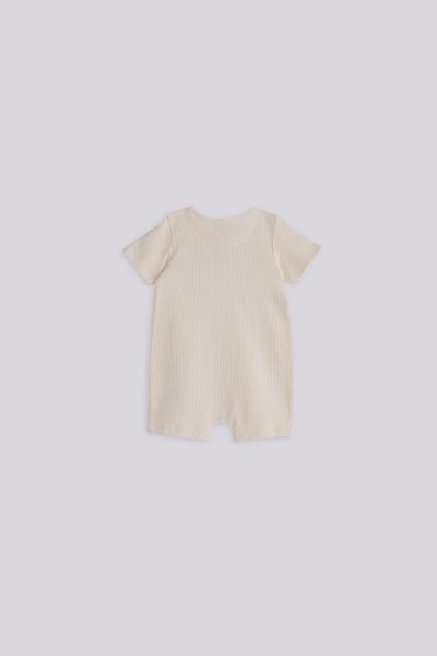 GB Baby Basic Bg Store Baby Boy Ecru Jumpsuit