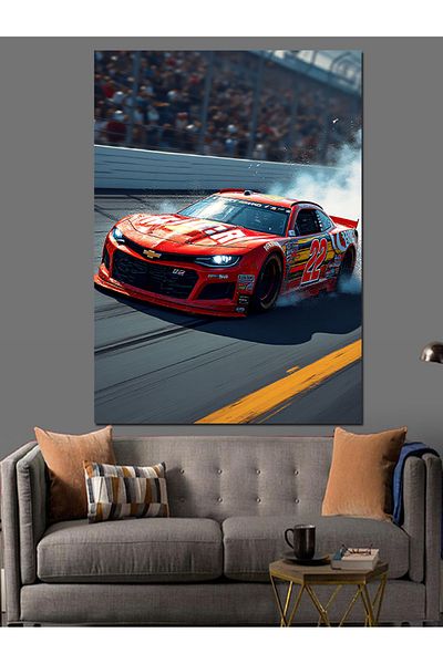 Tablomega Pânză decorativă Speed ​​Racing Car - Lemn MDF