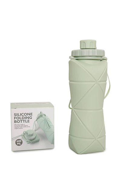 Urban Badger Urban Badger Laguz Collapsible Water Bottle, Silicone, Reusable, Portable, Foldable Water Bottle
