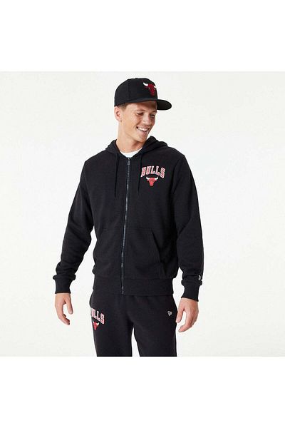 NEW ERA Pulover cu glugă Hanorac New Era Chicago Bulls