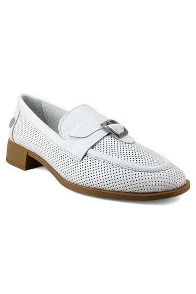 Mammamia 7295 Pantofi de damă casual din piele naturală-alb