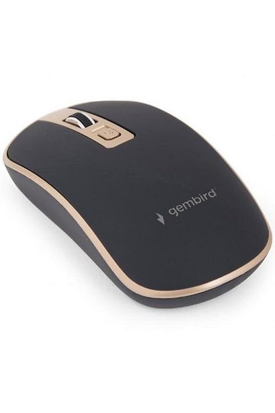 Gembird Gembird MUSW-4B-06-BG wireless mouse, 1600, Black/Gold