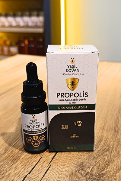 Yeşil Kovan Propolis Damla 20 ml - Alkol Bazlı