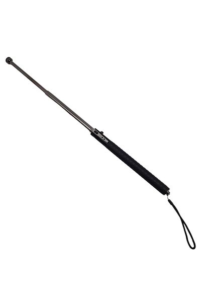 Depox Baston telescopic automat IdeallStore®, Defence Guardian, siguranță integrată, negru