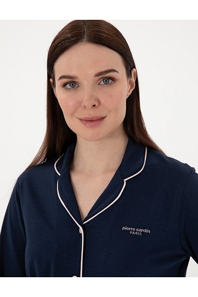 Pierre Cardin Navy Blue Pajama Set 50311129 -Vr033