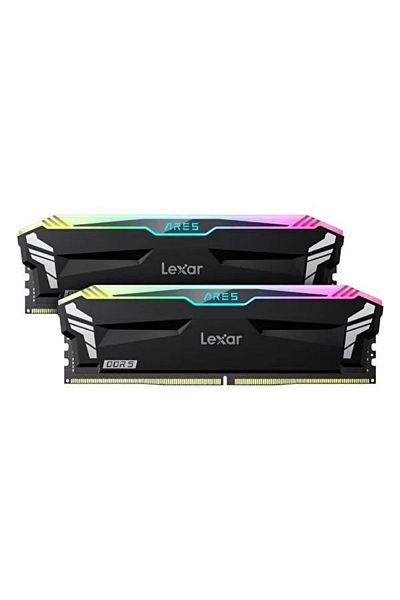 Lexar ذاكرة الوصول العشوائي للألعاب آريس آر جي بي 32 جيجابايت (2 × 16 جيجابايت) 6400 ميجا هرتز Cl32 Ddr5 (LD5EU016G-R6400GDLA)