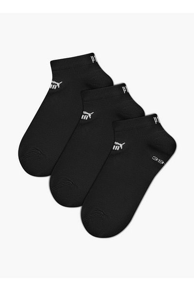 Puma Logo Print Ankle Length Socks - Set of 3
