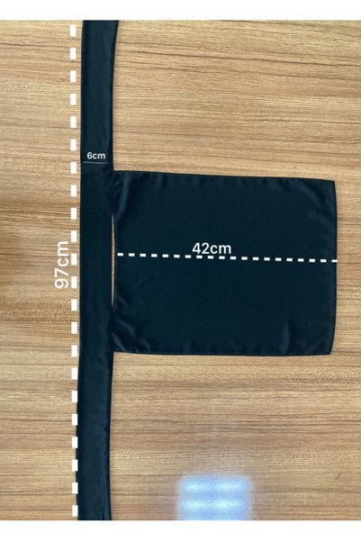 bassell Medina Silk Striped/Banded Veil
